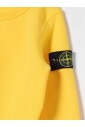 sweatshirt-junior-col-rond-jaune