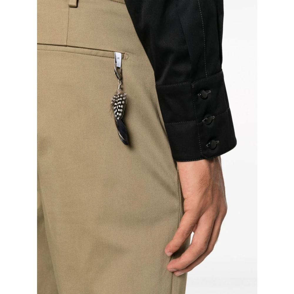 PT Torino Beige Katoenen Broek Beige Heren