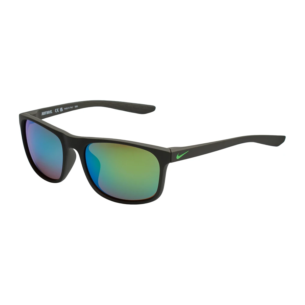 Nike Black Sunglasses, Unisex, One Size, Rectangular Sunglasses With Abs Frame