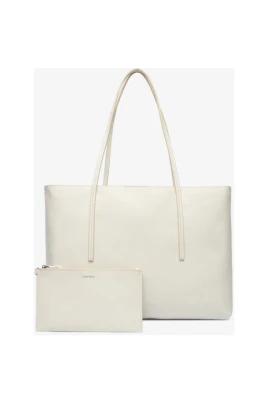 Belagd emblem logotyp tote bag med ficka