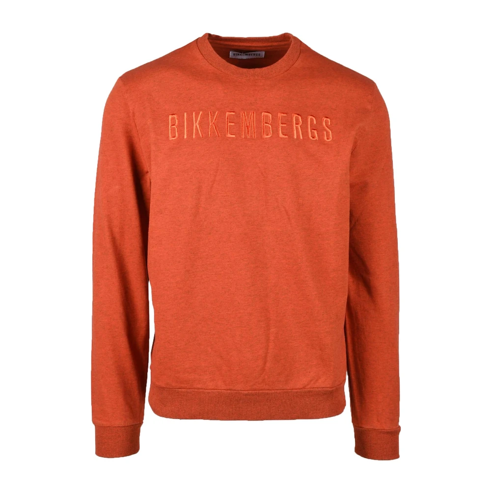 Bikkembergs Heren Brick Sweatshirt Red Heren