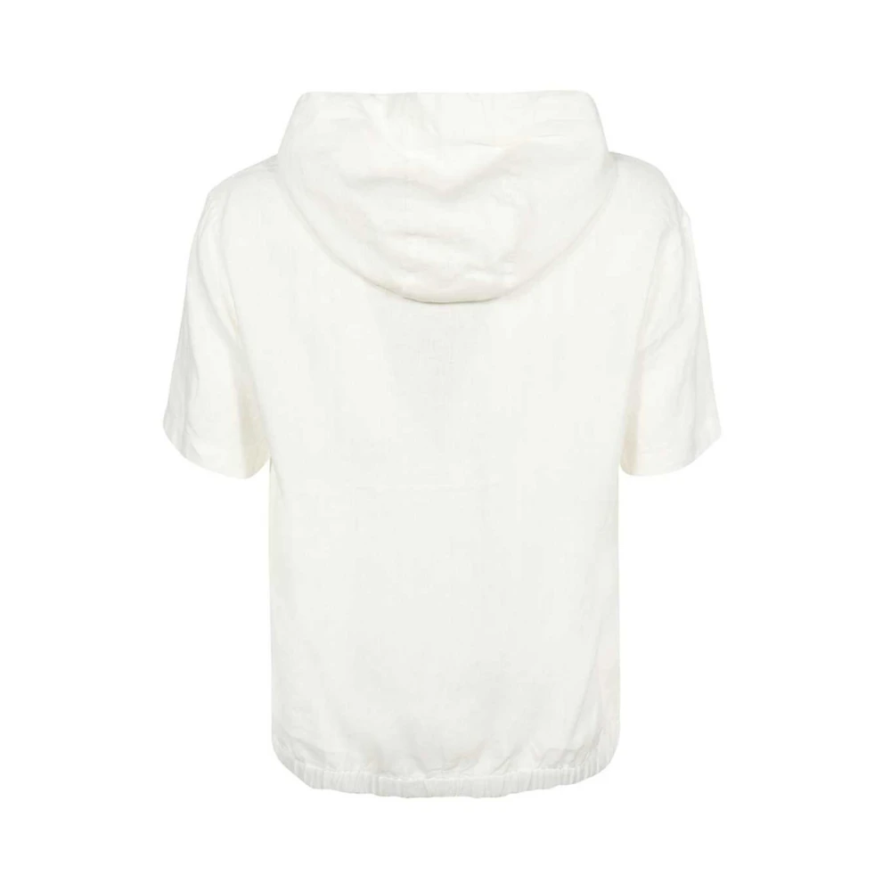 Emporio Armani Risk Fabric Heren Hoodie Stijlvol en Comfortabel White Heren