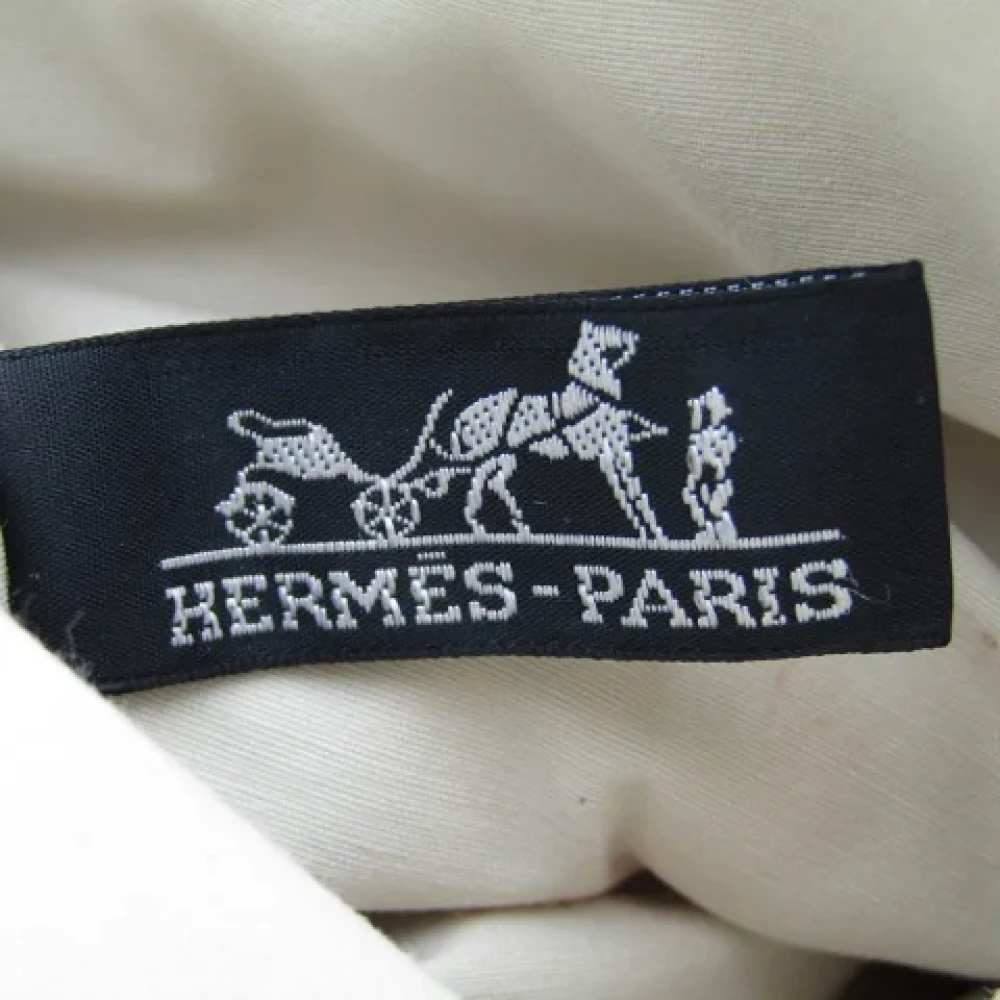 Hermès Vintage Pre-owned Cotton clutches Gray Dames