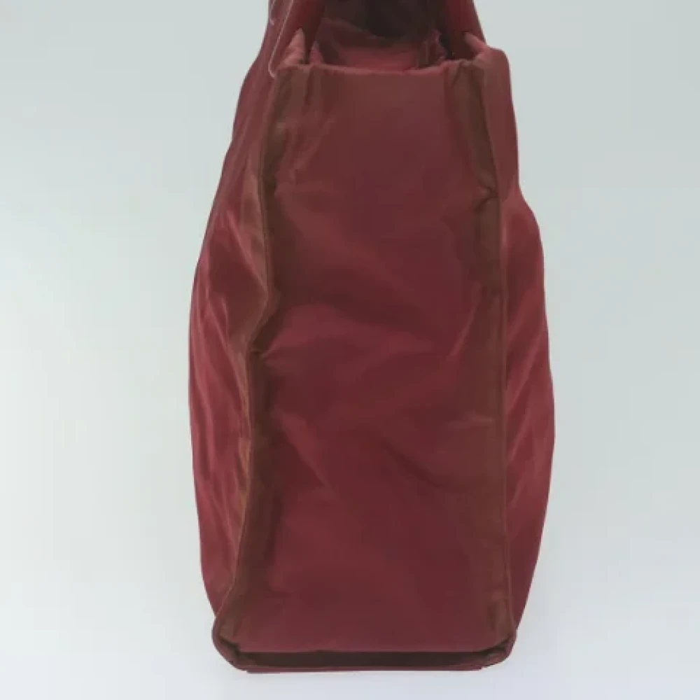 Prada Vintage Pre-owned Fabric prada-bags Red Dames