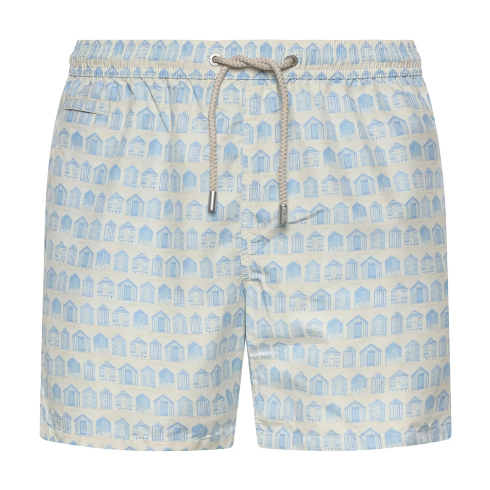 Mc2 Saint Barth Blue Lighting Swim Shorts - Male - Beachwear - 3XL - Swimwear