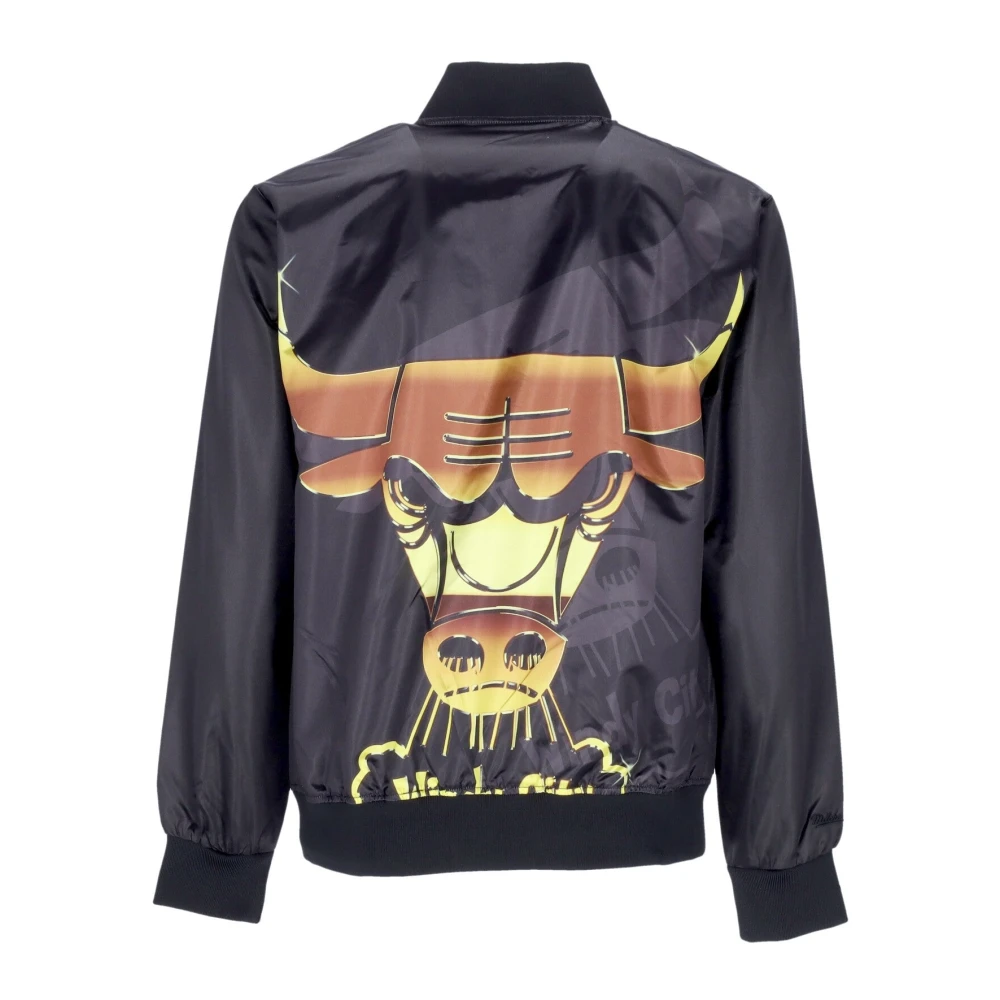 Mitchell & Ness Chicago Bulls NBA Satijnen Jas Black Heren