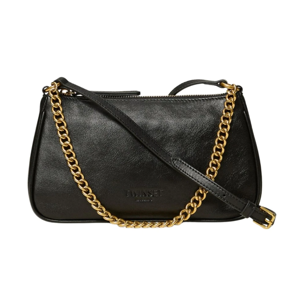 Twinset Donna Nero Borse, Taglia Unica, New,