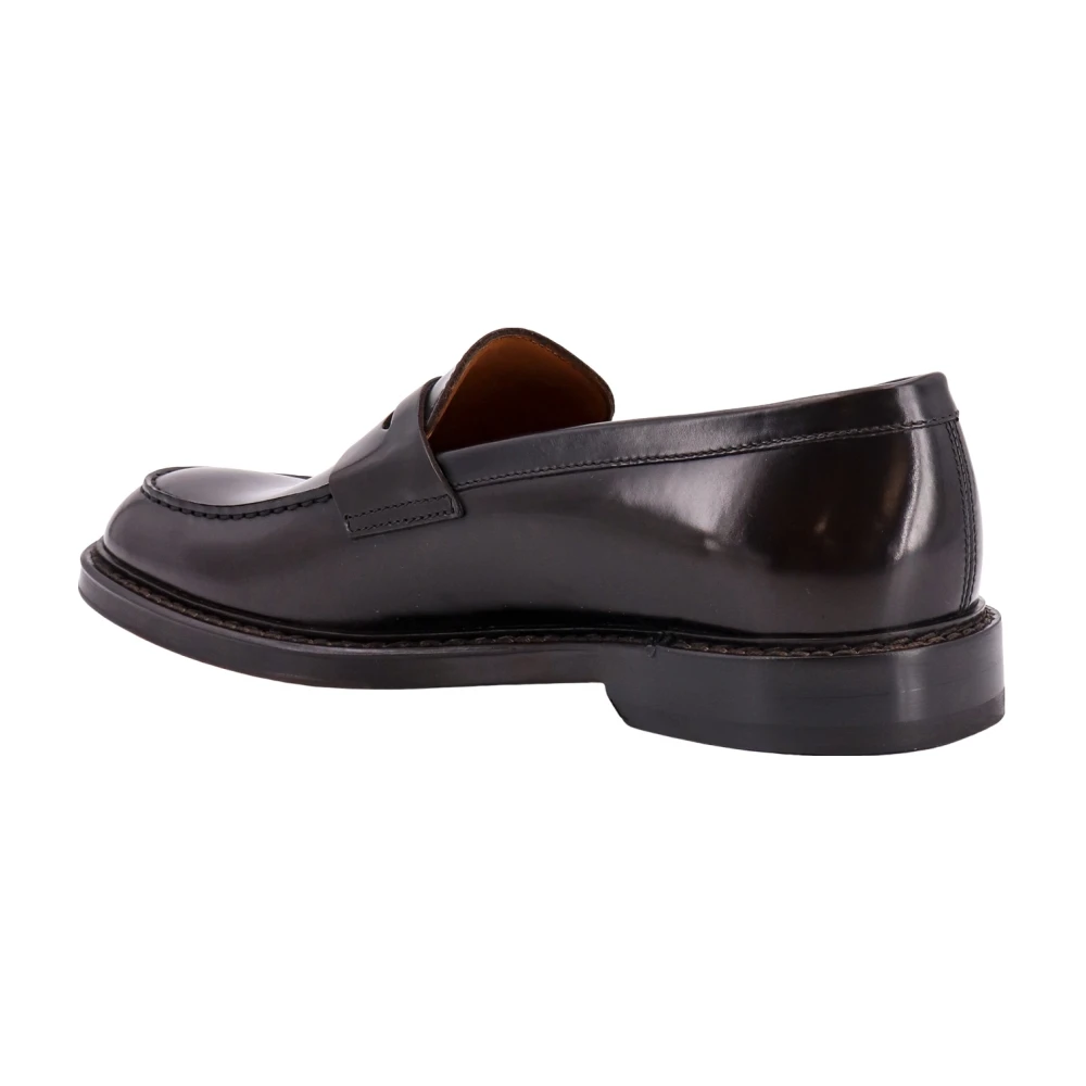 Doucal's Bruine Patent Leren Loafers Aw23 Brown Heren