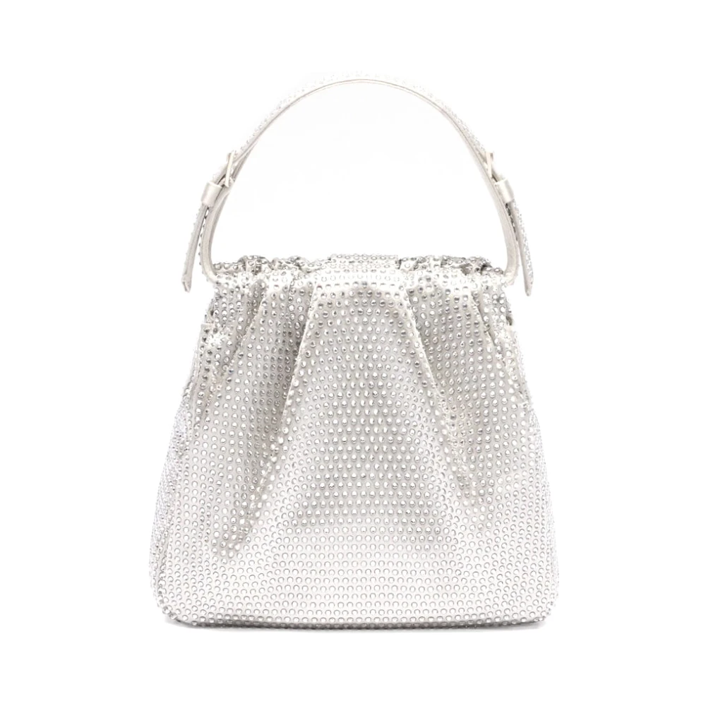 Amina Muaddi Mujer Gris Bolsos, Talla: One Size