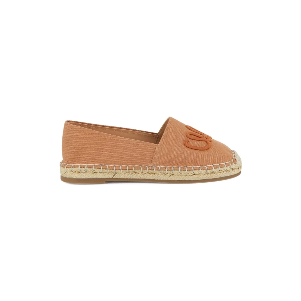 Chloé Girls Brown Logo-Embroidered Espadrilles - Kids Shoes - 36 Eu - Kids