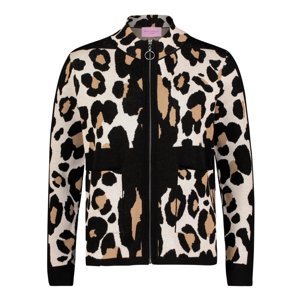 Betty Barclay Dieren Jacquard Gebreide Jas Multicolor Dames