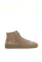 sneaker-a-double-boucle-en-daim-greige