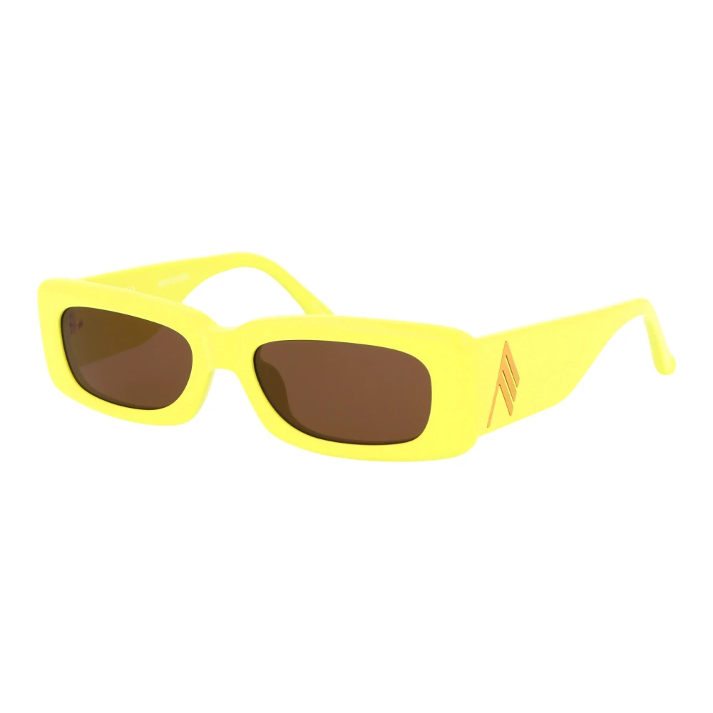 The Attico Women's Yellow Mini Marfa Sunglasses