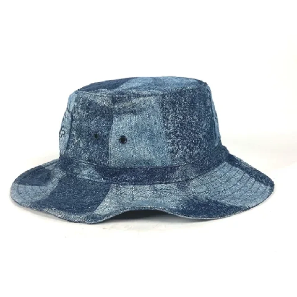 Louis Vuitton Vintage Pre-owned Cotton hats Blue Dames