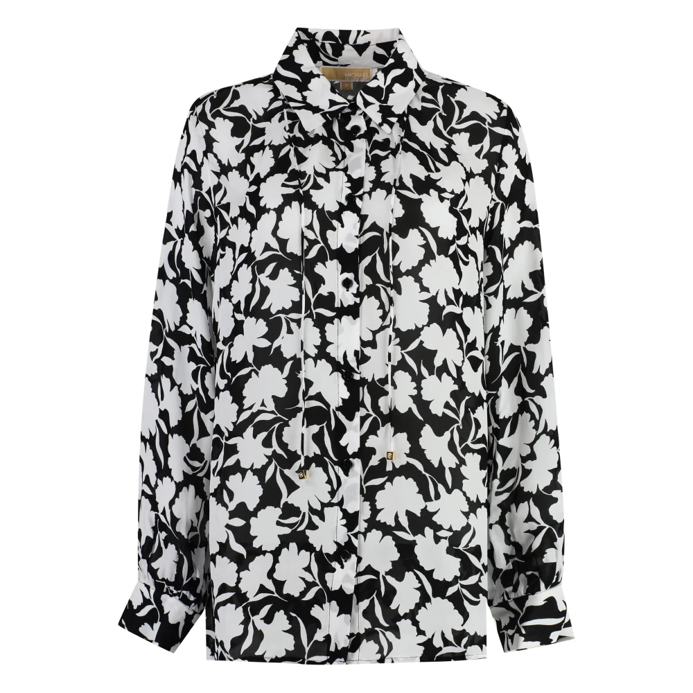 Michael Kors Overhemd van Geprint Viscose Multicolor Dames