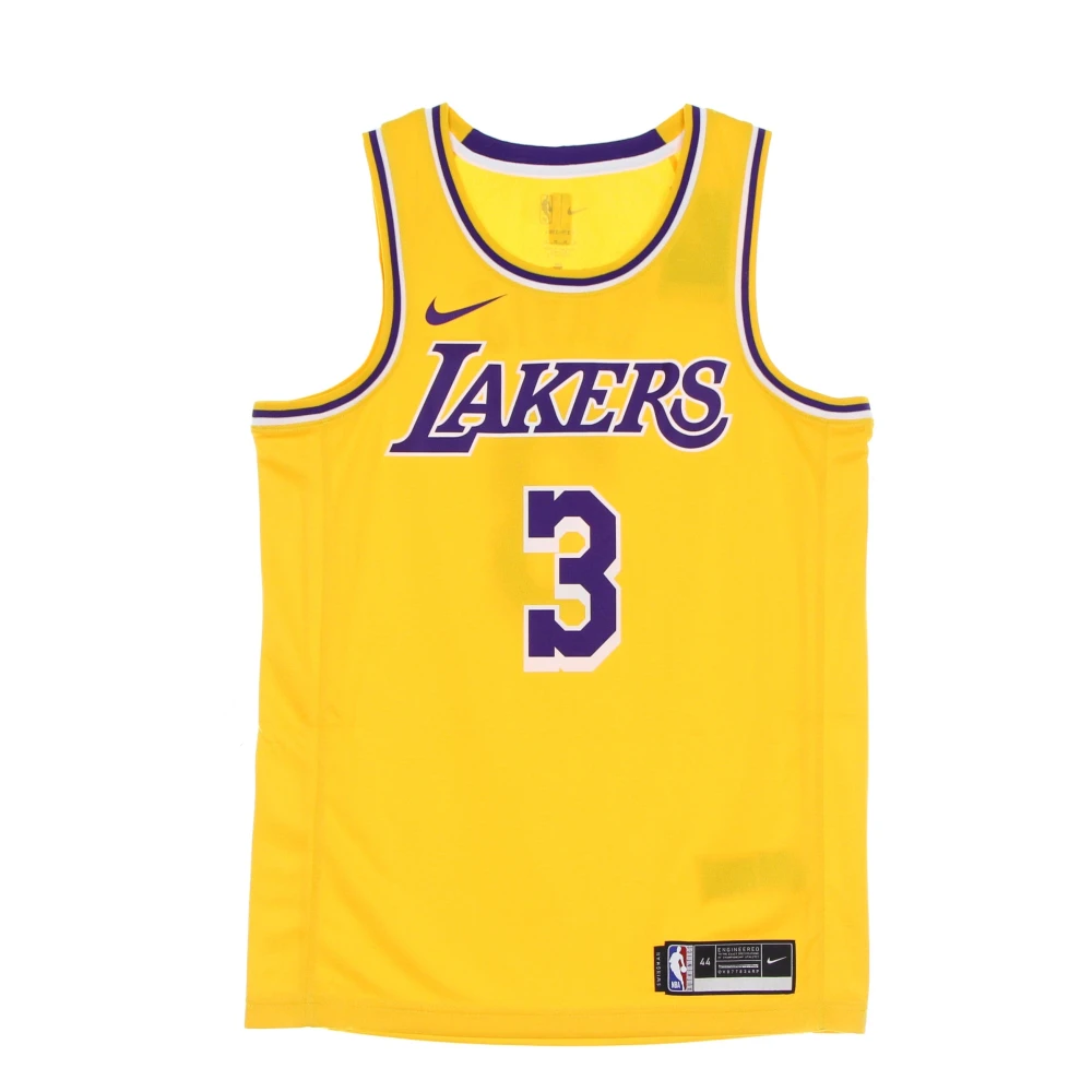 Nike Basketbal Tank Top Swingman Jersey Icon Yellow Heren