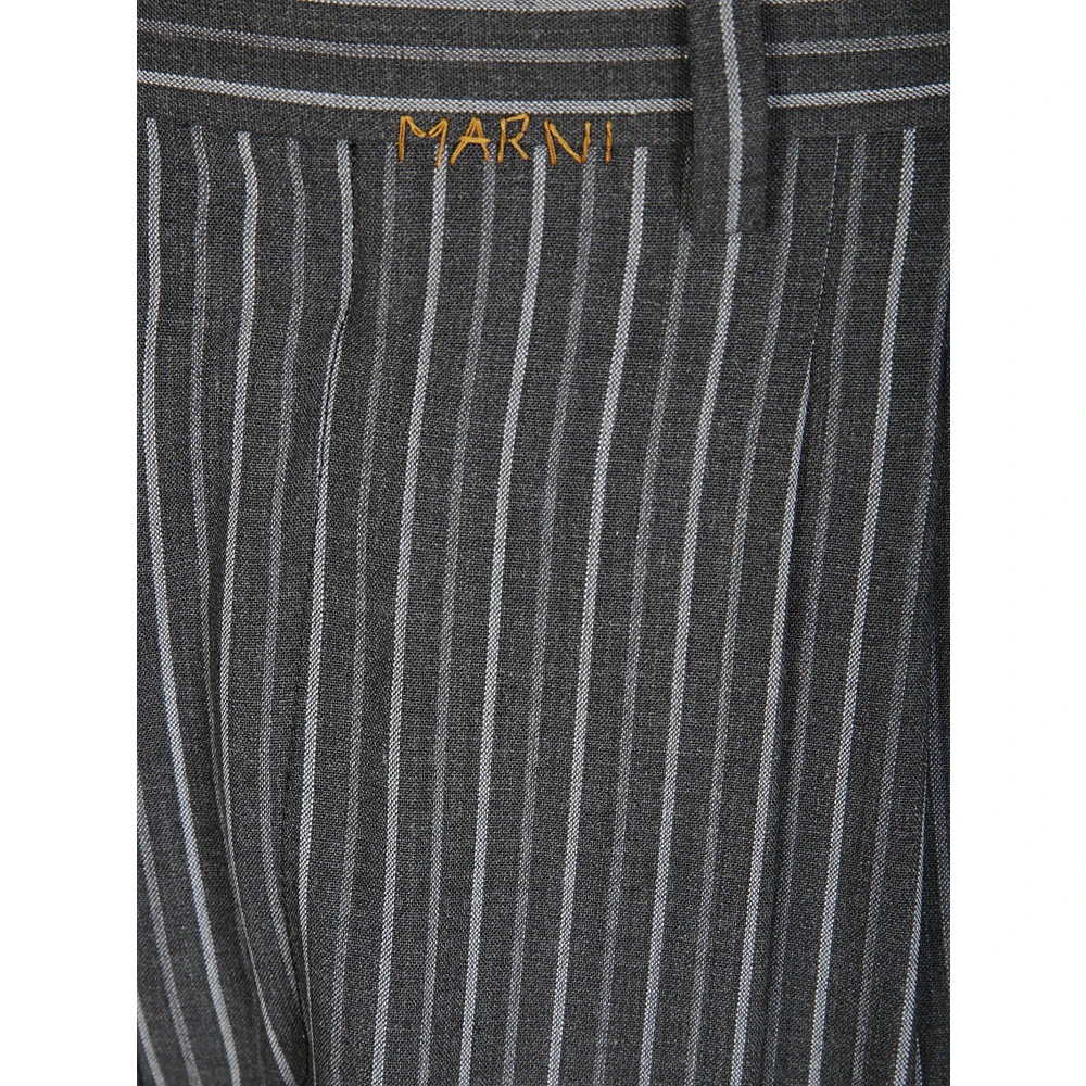 Marni Stijlvolle Pantalone Over voor Mannen Gray Heren