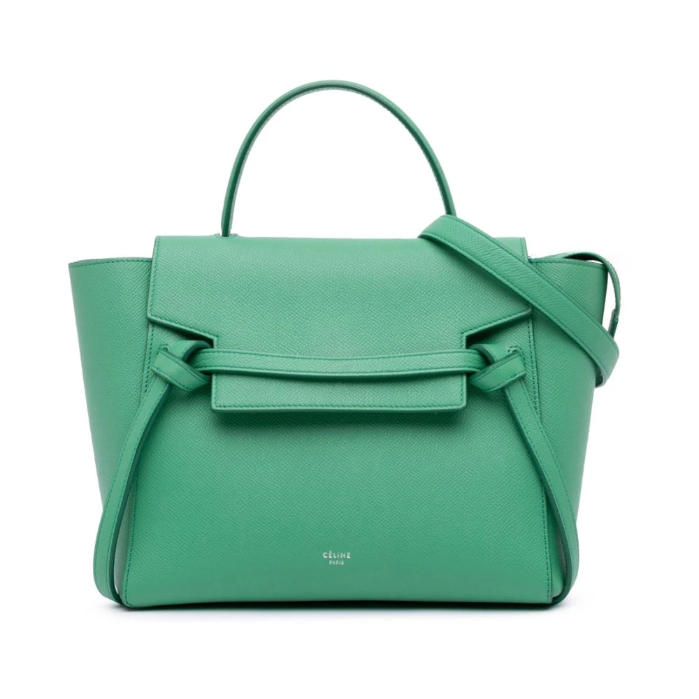 Celine Vintage Donna Verde Pre-Owned, Taglia Unica, Used,