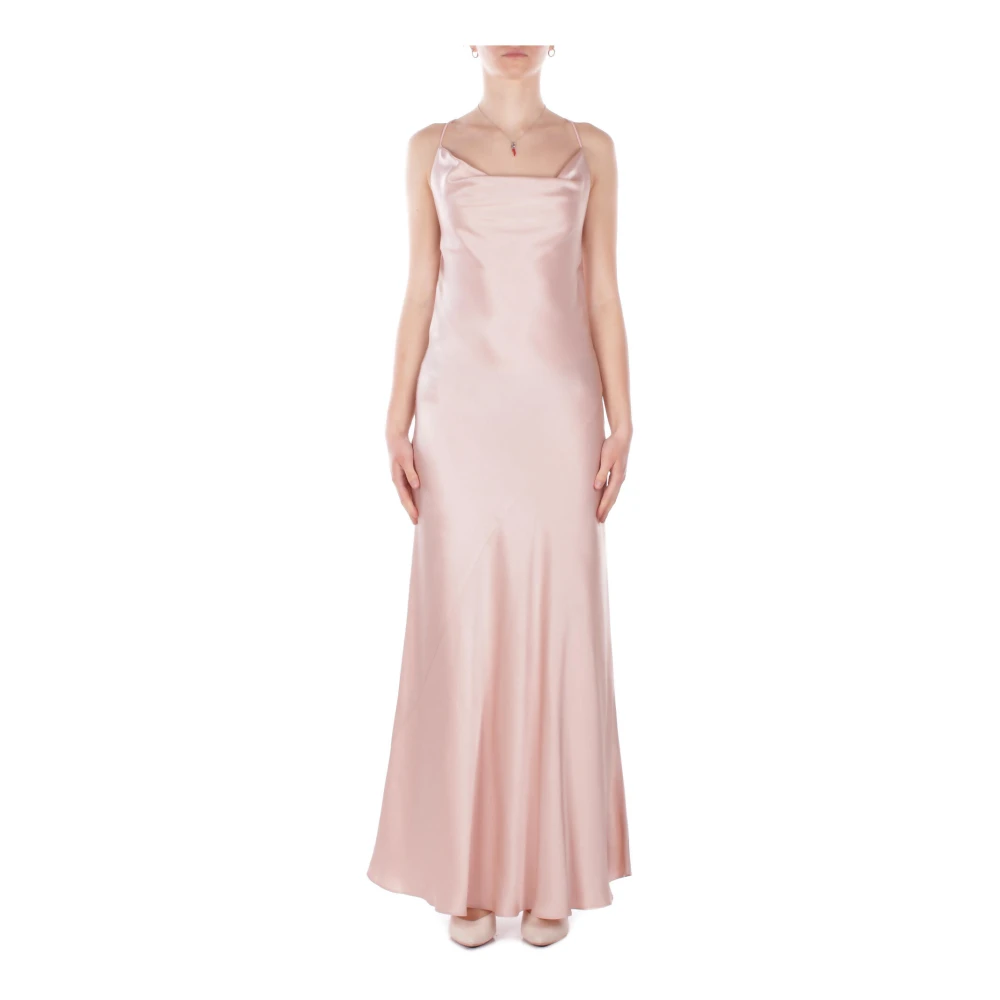 Pinko Vrouw Roze Kleedjes Dames, S, Gowns
