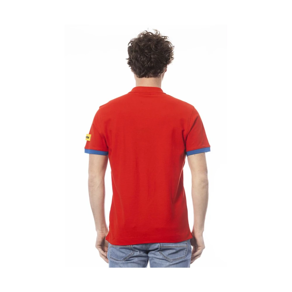Invicta Rood Katoenen Poloshirt Red Heren