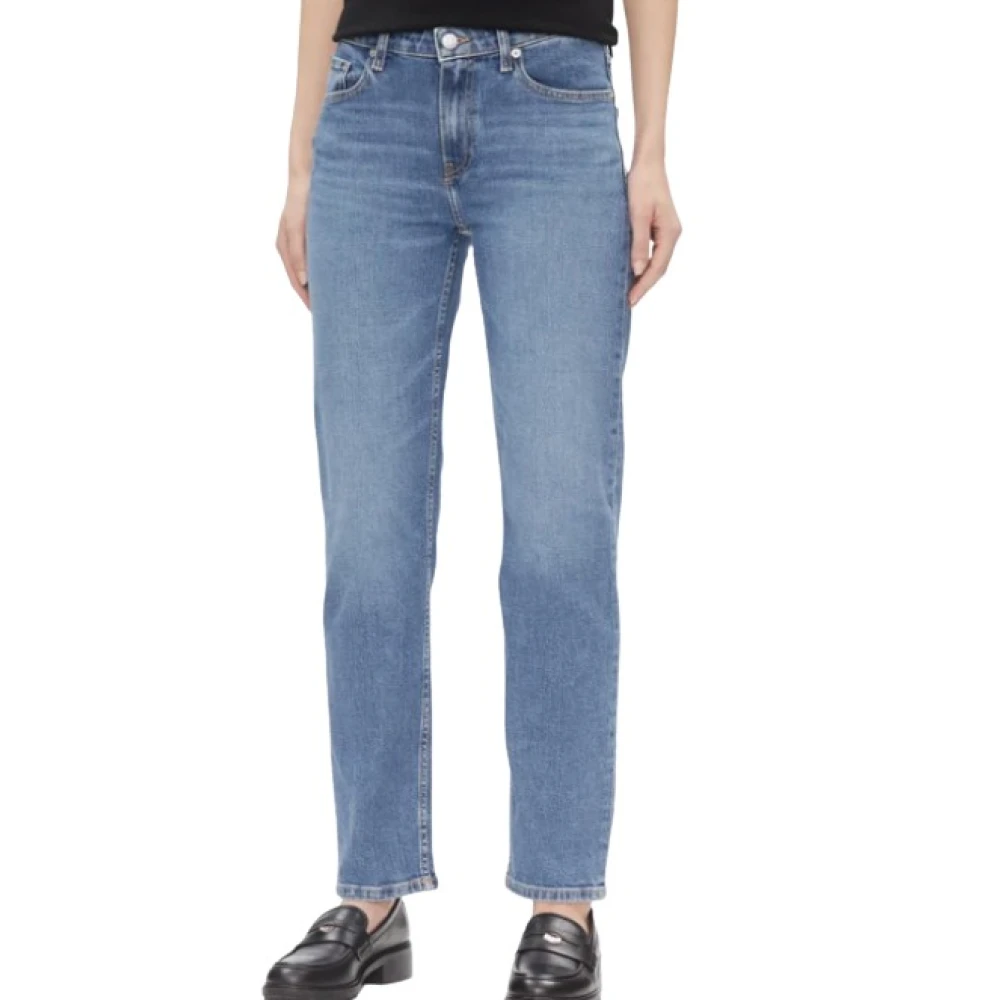 Tommy Hilfiger Women's Blue Straight Jeans,, Classic Denim Jeans W28