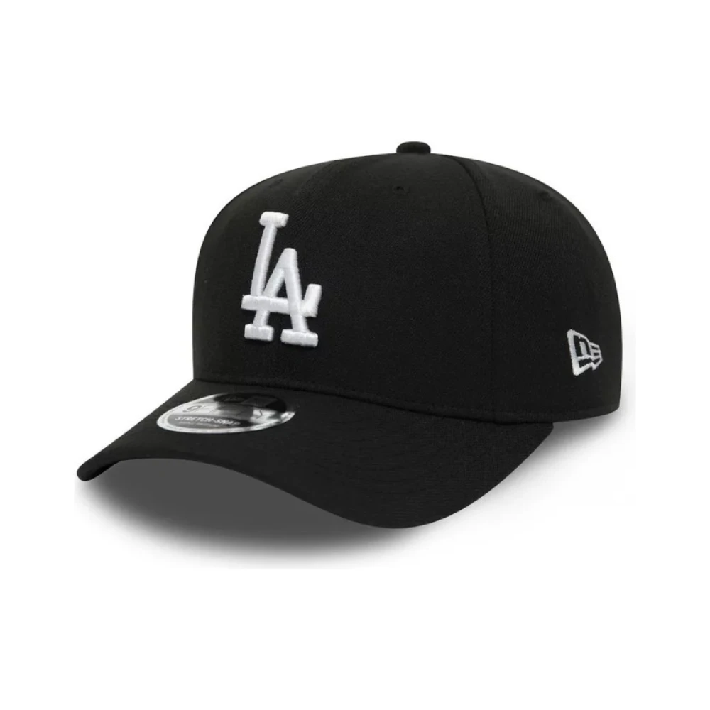New era Zwarte Dodgers Stretch Snapback Pet Black Heren
