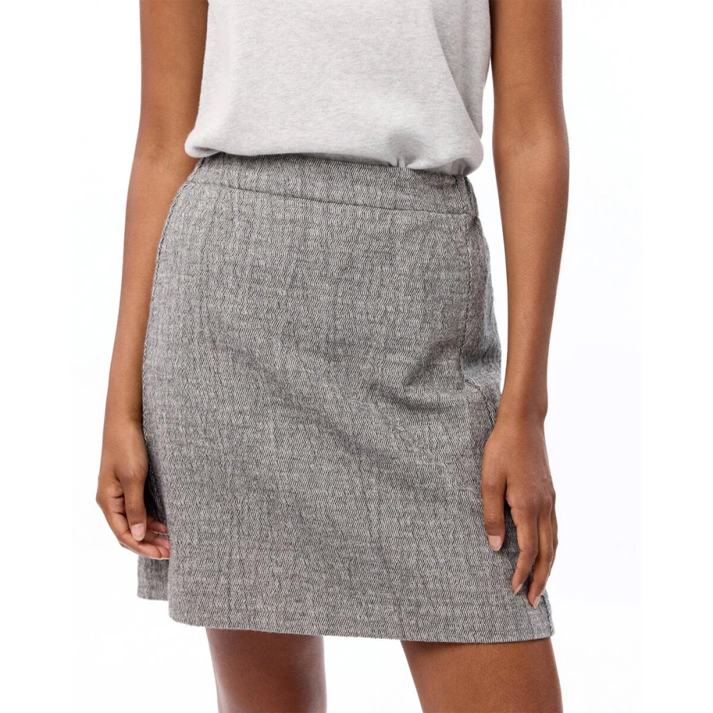 Knit-ted Stijlvolle Rok Leena Gray Dames