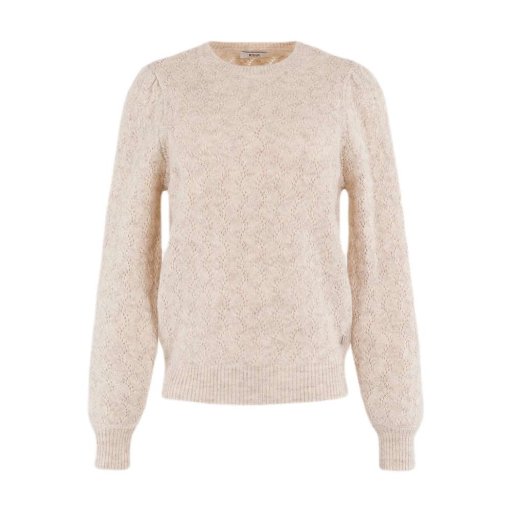 Anna Van Toor Stijlvolle Pullover 21A09-02900 Beige Dames