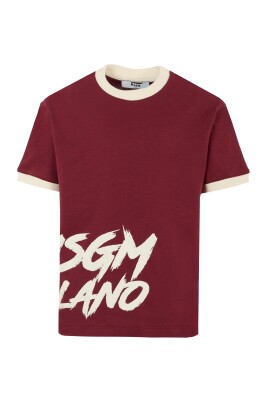 t-shirt-en-coton-bordeaux-a-manches-courtes