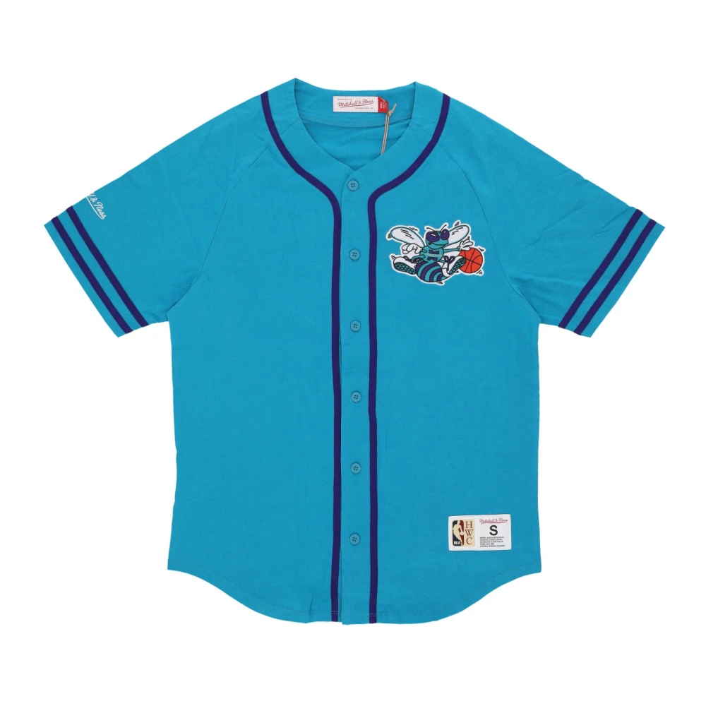 Mitchell & Ness NBA Mode Katoenen Jas Vintage Logo Blue Heren