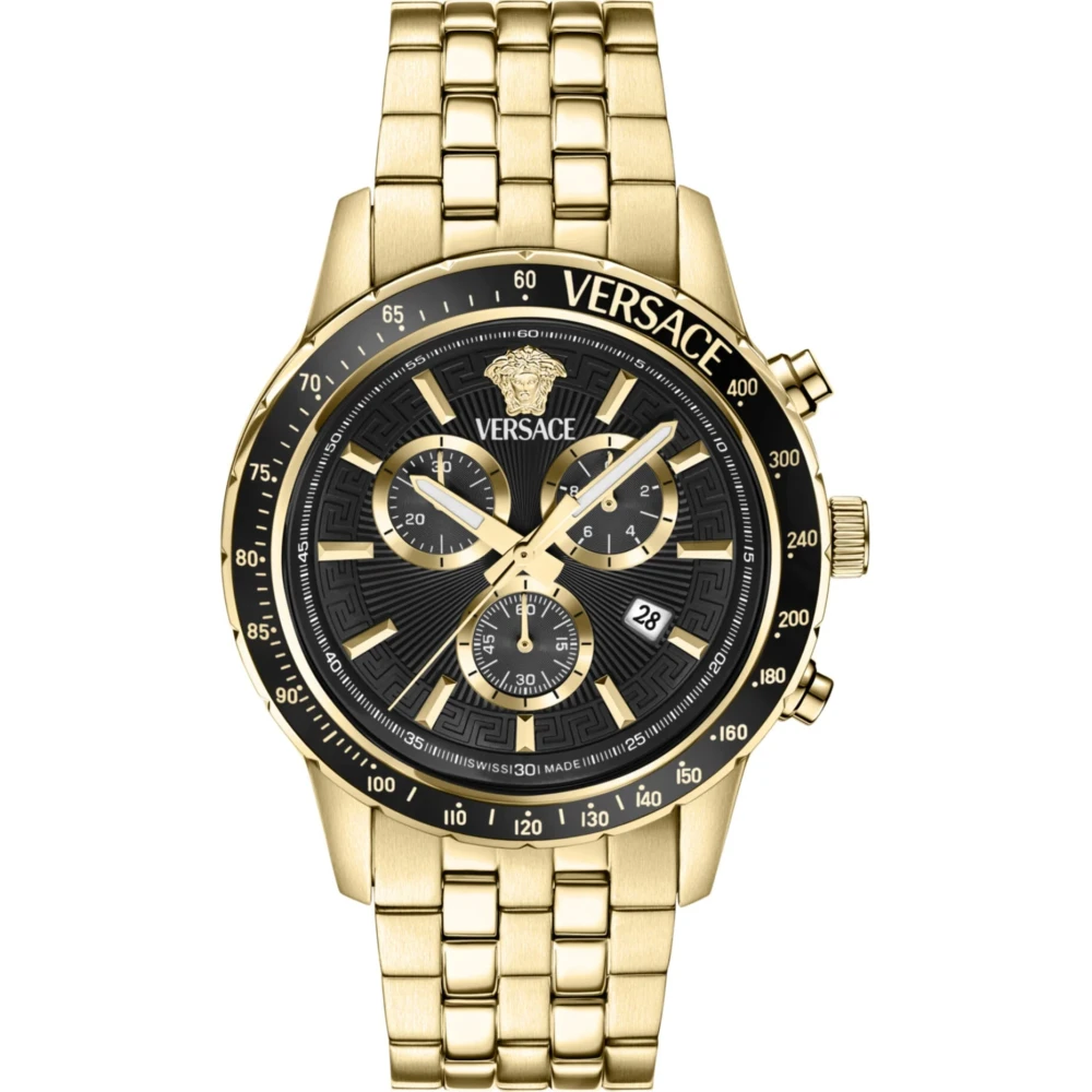 Versace Men's Yellow Chronograph Watch, Sport Chrono