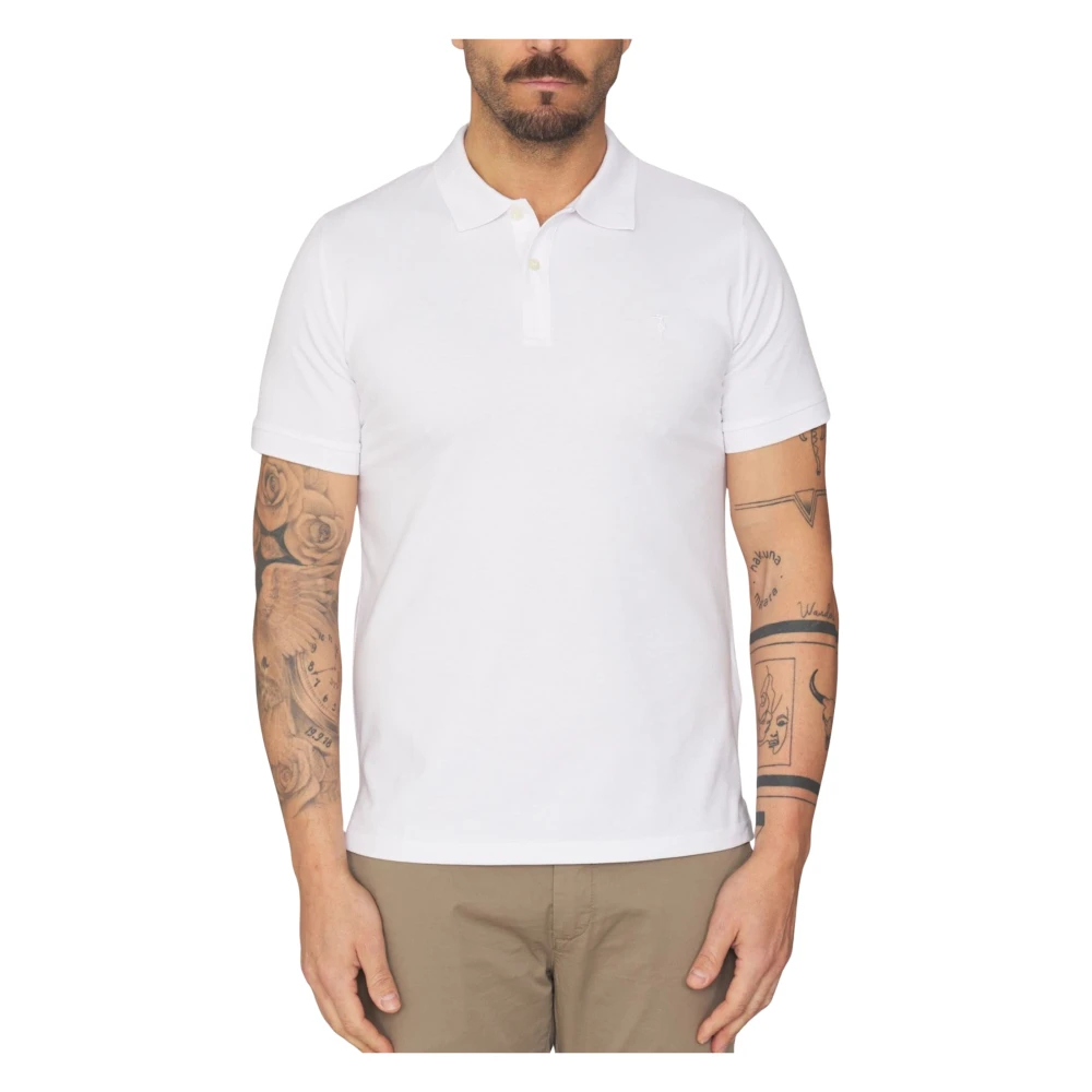 Trussardi Uomo Bianco Top, L, New,