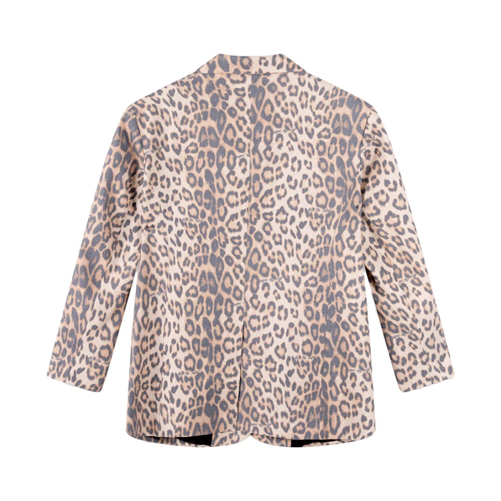 Alix The Label Luipaard Blazer voor Dames Brown Dames