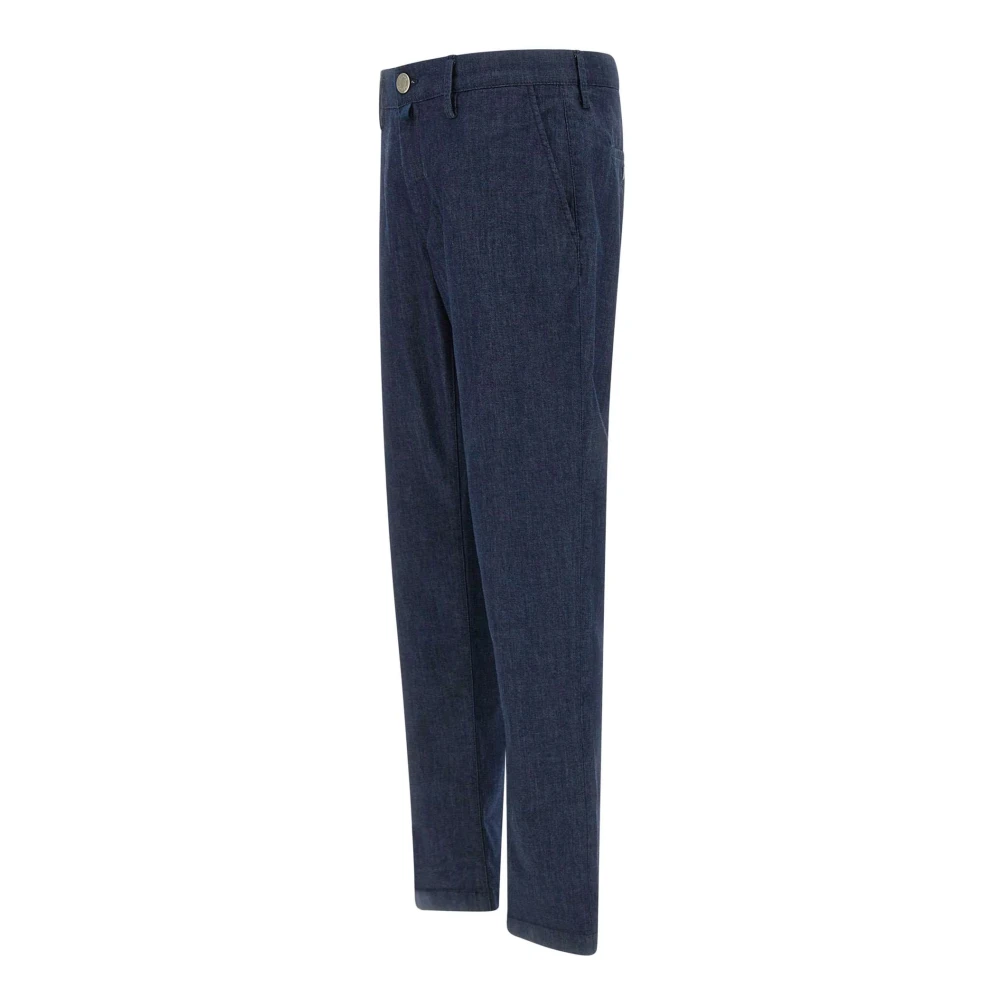 Jacob Cohën Heren Donker Gewassen Denim Jeans Blue Heren