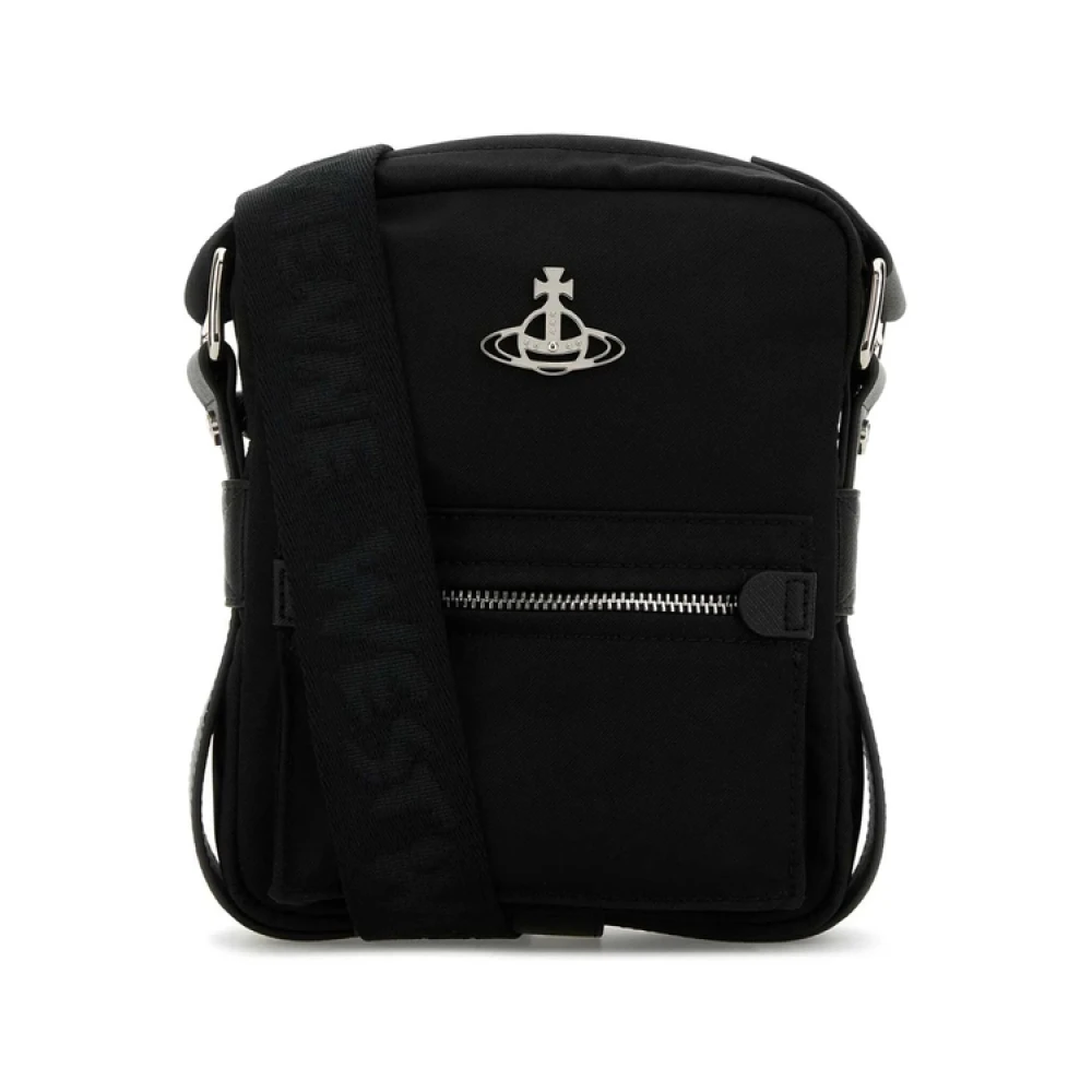 Vivienne Westwood Zwarte Toprits Schoudertas Black Dames