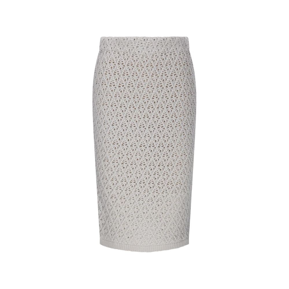 Nude IJs Rok voor Vrouwen Gray Dames