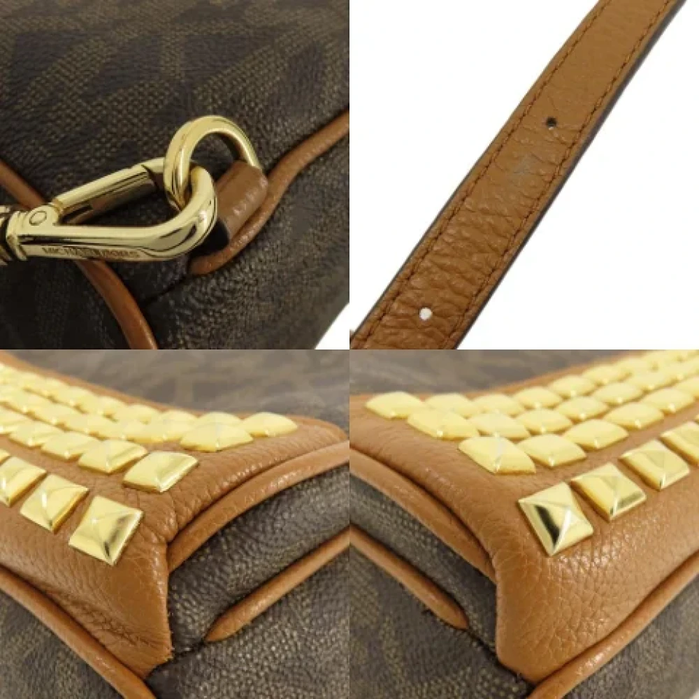 Michael Kors Pre-owned Canvas backpacks Brown Dames