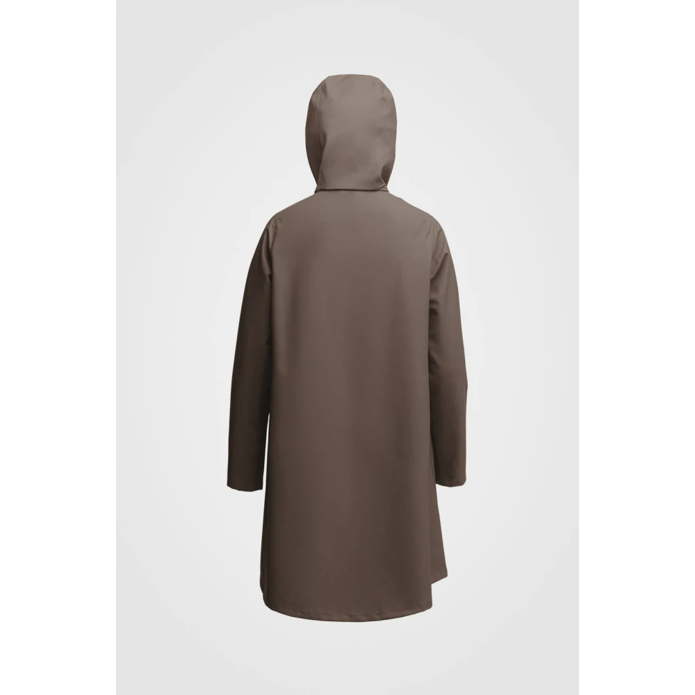 Stutterheim Lichtgewicht A-lijn regenjas voor vrouwen Brown Dames