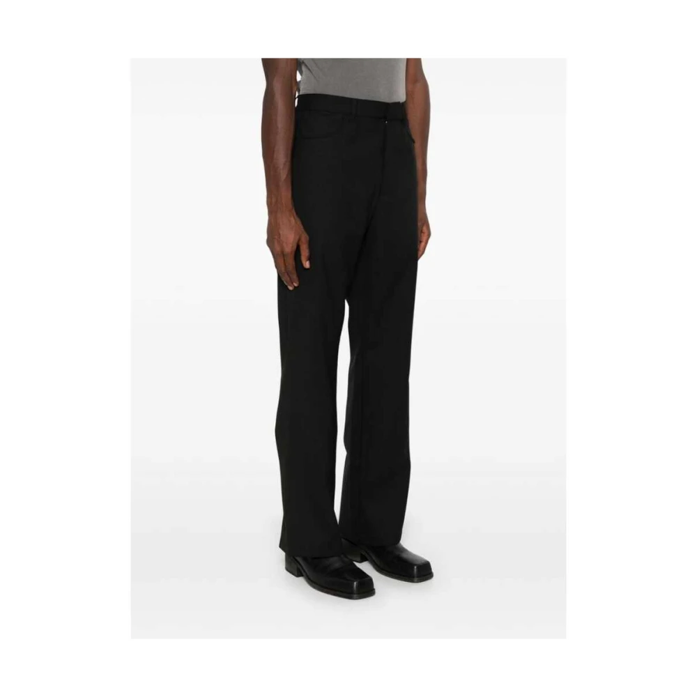 Sunflower Wijde Twill Broek met Riemlussen Black Heren