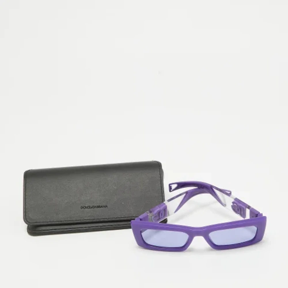 Dolce & Gabbana Pre-owned Acetate sunglasses Purple Dames