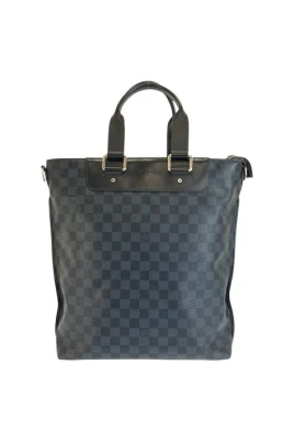 Pre-owned Cabas Jour Damier Cobalt Business Tote Bag