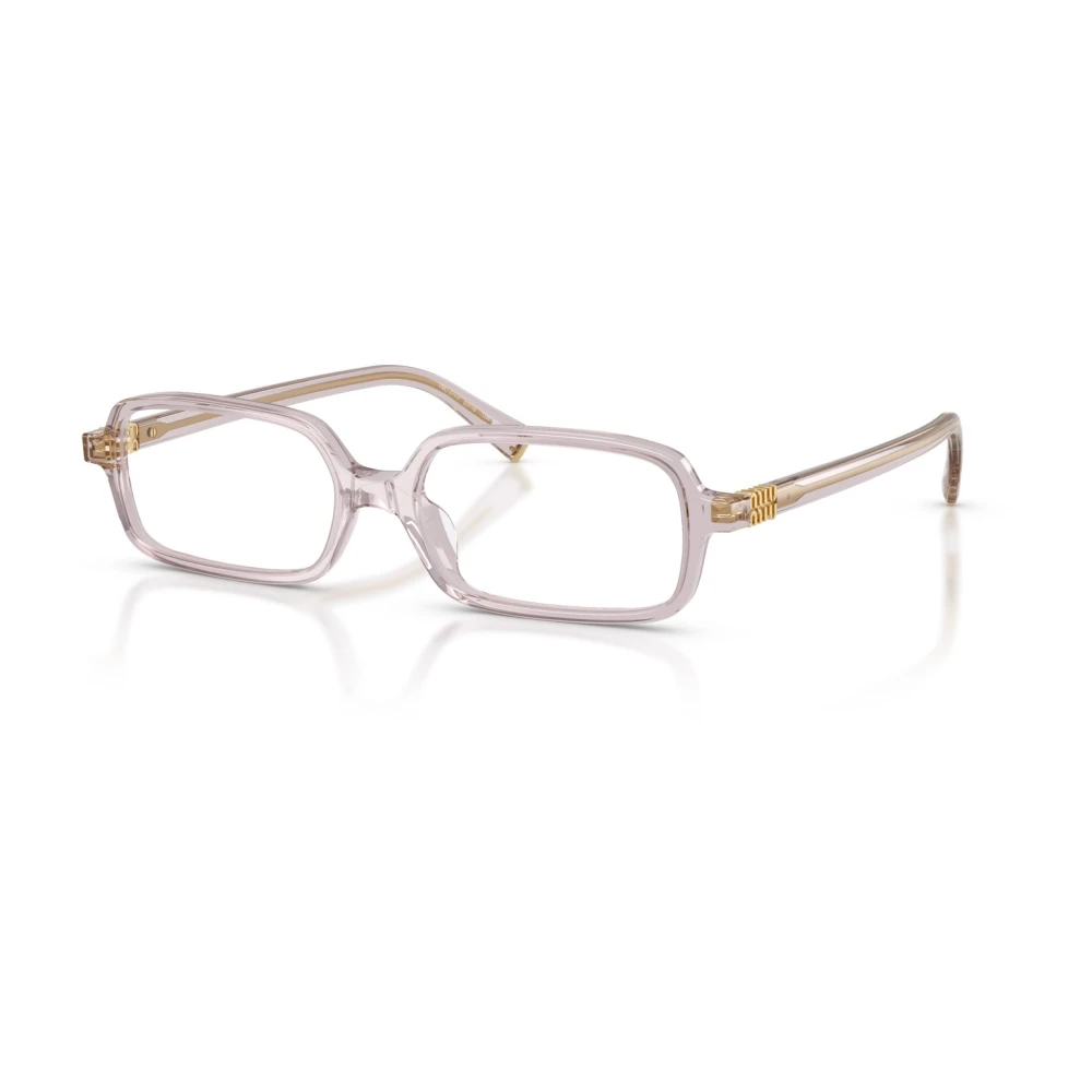 Miu Miu Women's Purple Rectangular Eyeglasses - Glasses - 51 Mm - Accessories