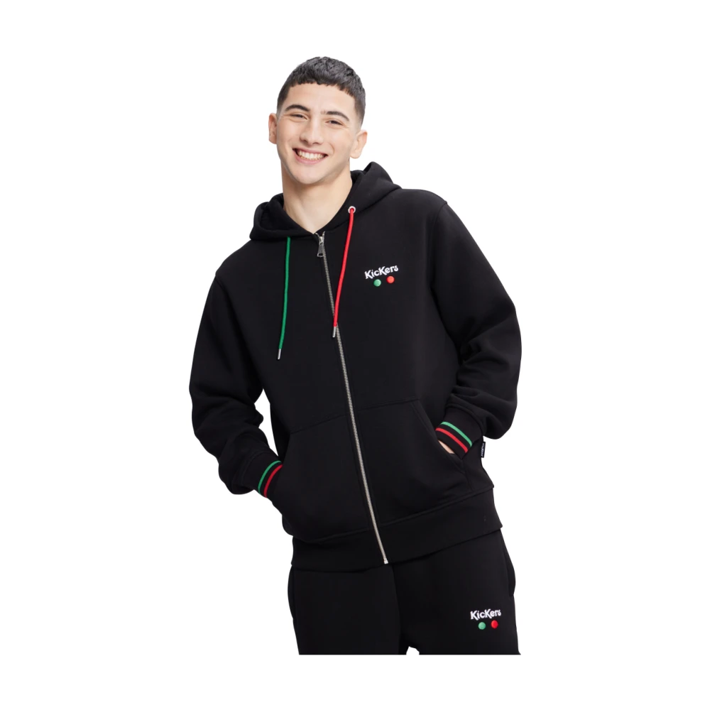 Kickers Stijlvolle Lifestyle Katoenen Jas Black Heren