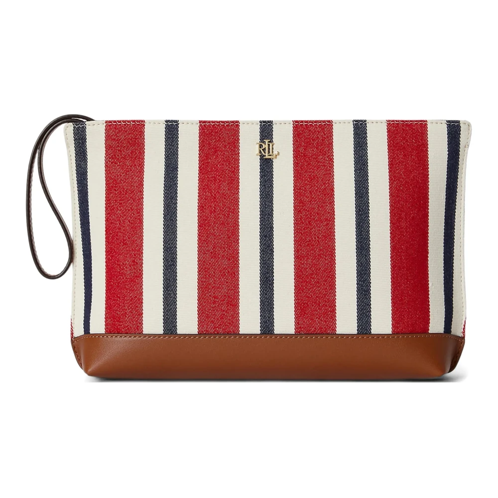Ralph Lauren Multicolor Clutches, Female, One Size, Top Zip Large Pouch