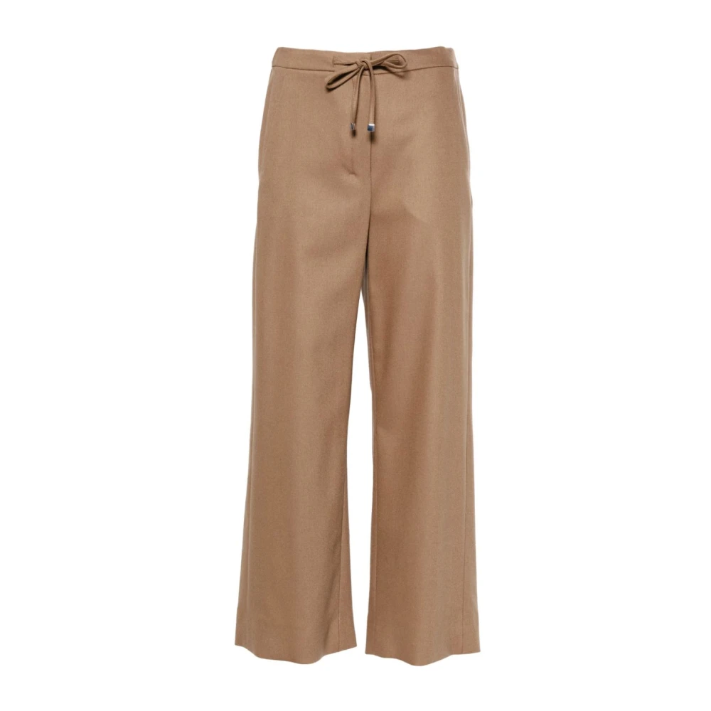 Max Mara Elegante Kamelenbroek voor Vrouwen Beige Dames
