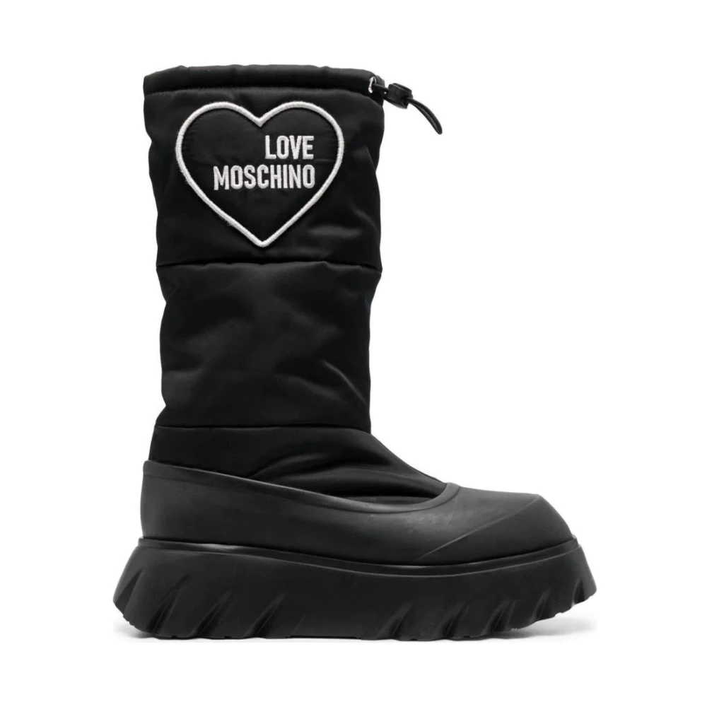 Love Moschino Women's Black Schwarze Stiefeletten