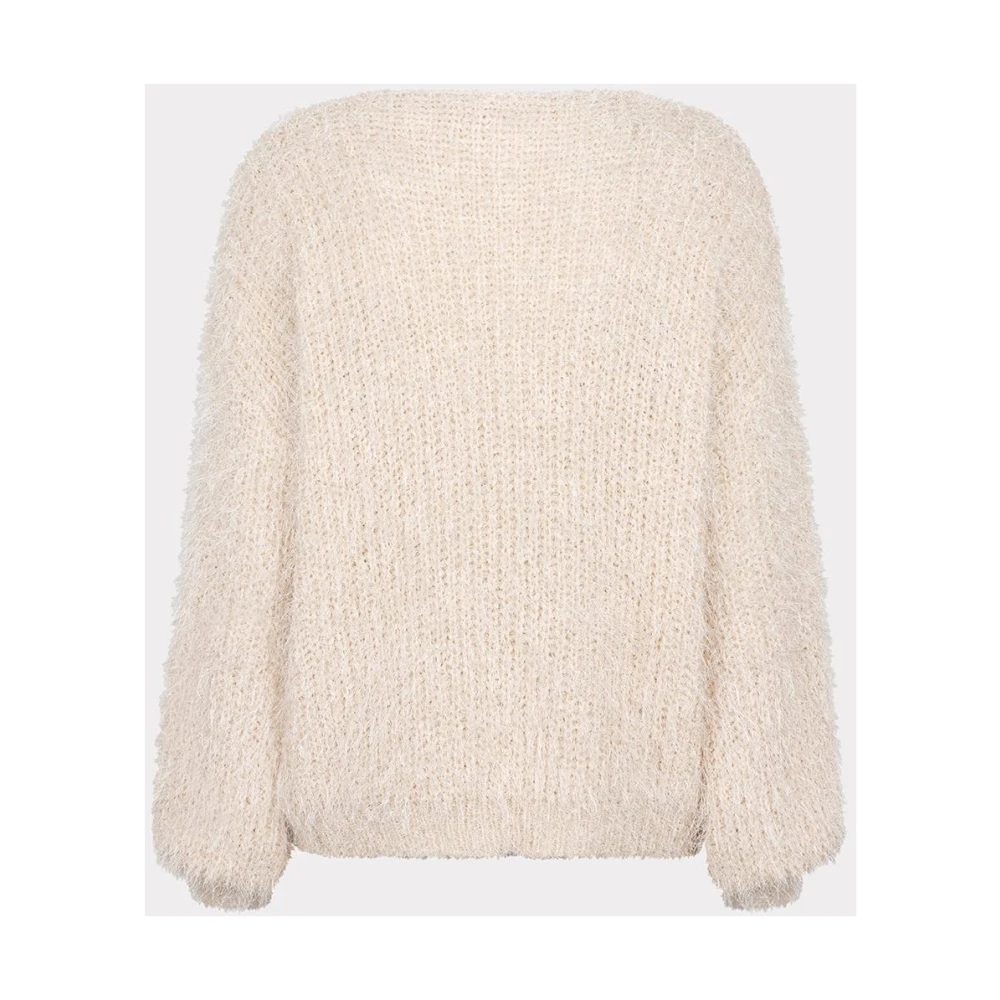 Esqualo Korte Harige Pullover Trui Biscuit Brown Dames
