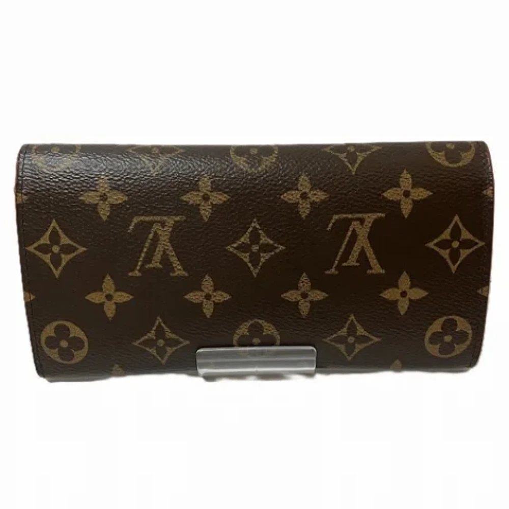 Louis Vuitton Vintage Pre-owned Canvas wallets Brown Dames