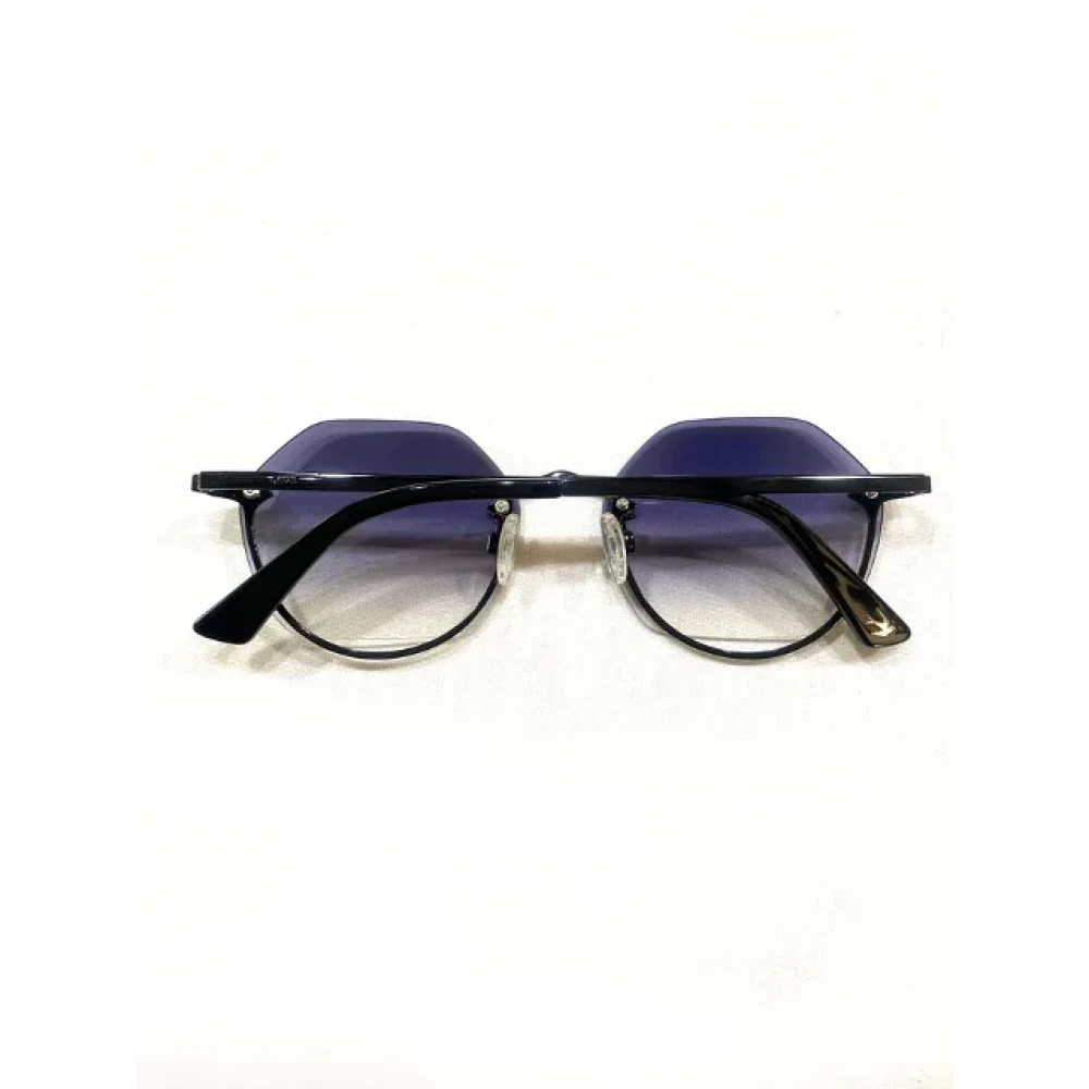 Alexander McQueen Pre-owned Metal sunglasses Black Dames