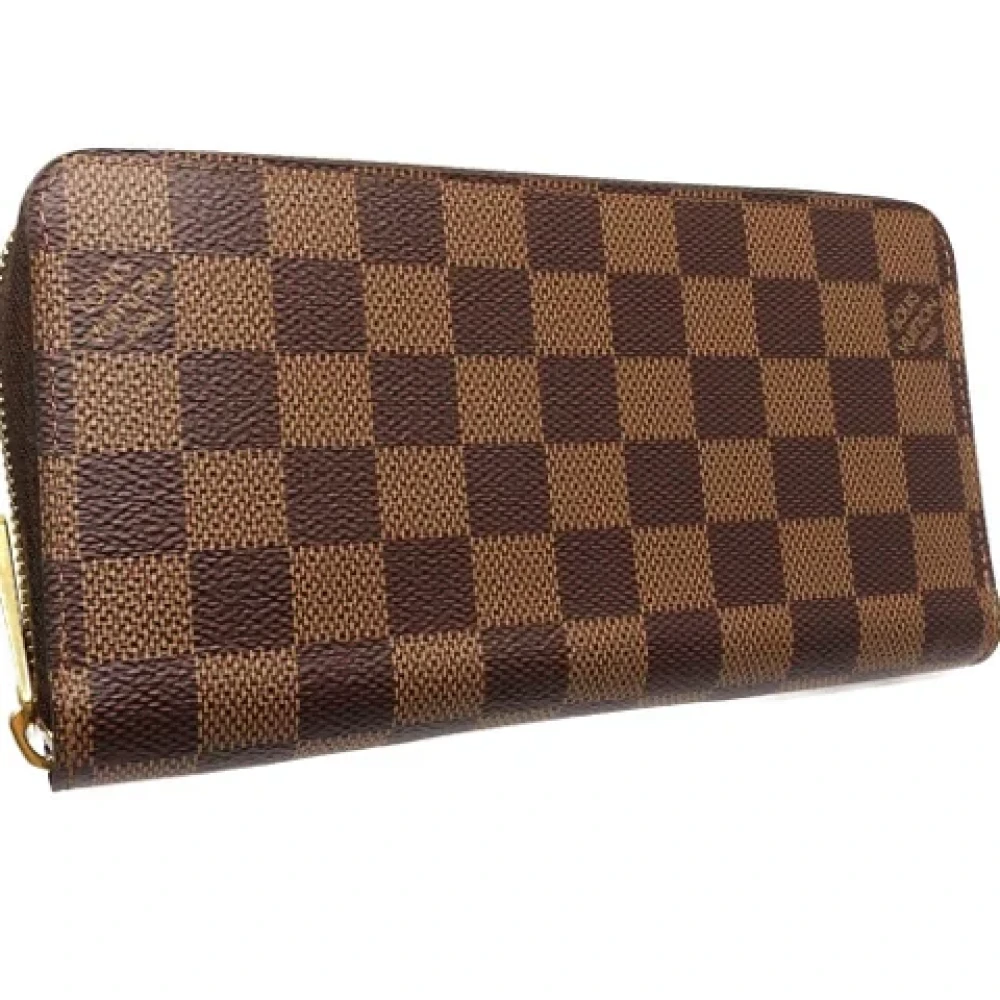 Louis Vuitton Vintage Pre-owned Canvas wallets Brown Dames